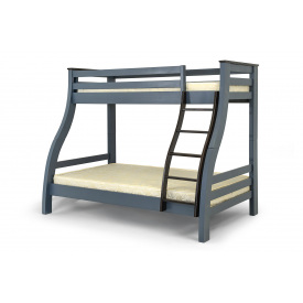 Двоярусне ліжко Арктика (Alaska) (120; 80 × 200 см, S7010R90B і горіх темний)