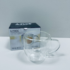 Чашка с двойным дном A-Plus 7005 GB 250 мл (23394) Тернополь