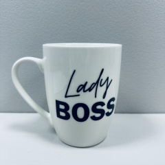 Чашка керамічна Kvarta Lady Boss 1798 подарункова коробка 360 мл Білий (23391) Херсон