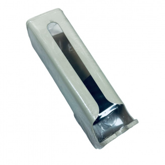 Органайзер для хранения пакетов Stenson настенный пластиковый 9х8,5х30,5 см Бежевый TL-00377 (23423)