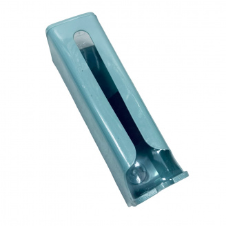 Органайзер для хранения пакетов Stenson настенный пластиковый 9х8,5х30,5 см Голубой TL-00377 (23424)