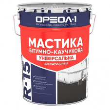 Мастика битумно-каучуковая ОРЕОЛ-1 Универсальная 25 кг
