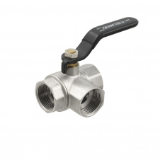 Фото - Кран шаровой Raftec 3/4″ ВВВ трехходовой, прямой, латунь (TDRH02) Кран шаровой Raftec 3/4″ ВВВ трехходовой, прямой, латунь (TDRH02)