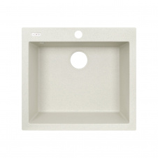 Гранитная мойка VENTA Stone 560x500 врезная, прямоугольная, белая (VS502005)