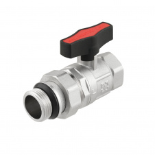 Кран шаровой Raftec 1″ ВН c американкой, прямой, латунь (GRDS03)