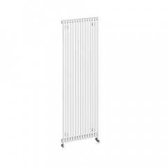 Дизайнерский радиатор Zehnder Kleo 1800x400 вертикальный, белый матовый Покровск