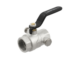 Кран шаровой Raftec 3/4″ ВВ с дренажем, прямой, латунь (WDRH02) Тернополь