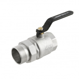 Кран шаровой Raftec 2″ ВН c американкой, прямой, латунь (DRBS6)