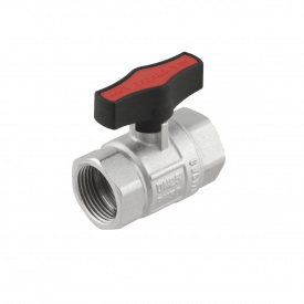 Кран шаровой Raftec 1″ ВВ прямой, латунь (GRDV031)