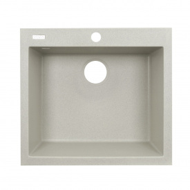Гранитная мойка VENTA Stone 560x500 врезная, прямоугольная, белая (VS502004)