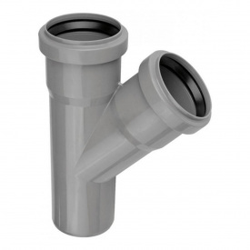 Колено канализационное Ostendorf HT Safe 75мм 45°