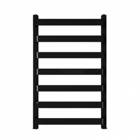 Дизайнерский полотенцесушитель Komex Laura 970x540 водяной, черный матовый (LB9754)