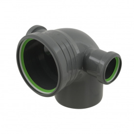 Отвод канализационный ASG HTR 110х50х90 мм 90°