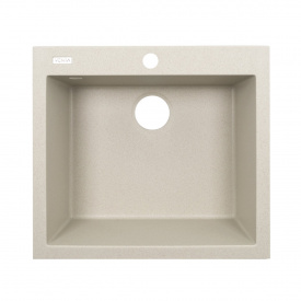 Гранитная мойка VENTA Stone 560x500 врезная, прямоугольная, бежевая (VS502003)