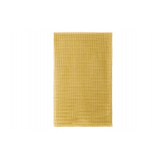 Рушник банний вафельний Жасмін (50 × 90 см, бавовна, гірчичний) IMI