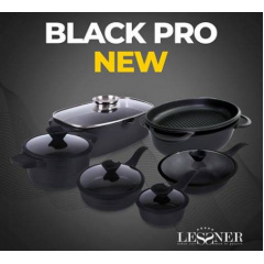 Каструля з кришкою 4,7л Black Pro New Lessner 55872-24 Харків