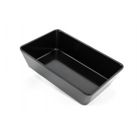 Блюдо для выкладки продуктов из меламина One Chef 22,5×14,7×6 см Черное