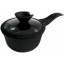 Ківш алюмінієвий 1,3 л Black Pro New з антипригарним покриттям d-16 см Lessner 55872-16 LS Житомир