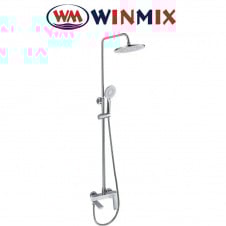 Душова колона із змішувачем Winmix Premium DERBY 009-J WHITE-CHROME, Польща