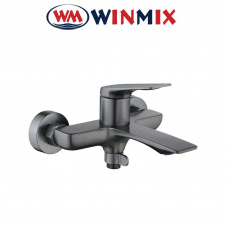 Смеситель для ванны короткий нос Winmix Premium DERBY EURO GRAPHITE (Chr-009), Польша