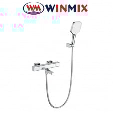 Змішувач для ванни короткий ніс з термостатом Winmix Premium VIRGO EURO (Chr-009), Польща