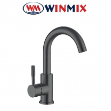 Смеситель для умывальника Winmix Sus Graphite (Chr-011-B) SUS304, Польша (нержавеющая сталь)