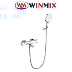 Змішувач для ванни короткий ніс з термостатом Winmix Premium VIRGO EURO (Chr-009), Польща Умань
