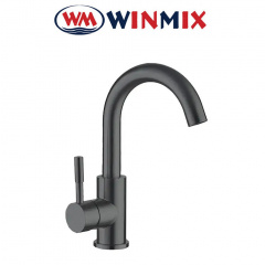 Смеситель для умывальника Winmix Sus Graphite (Chr-011-B) SUS304, Польша (нержавеющая сталь) Вишневое