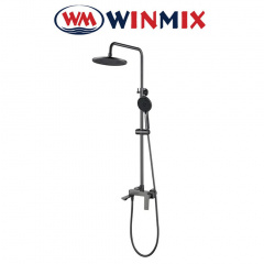 Душова колона із змішувачем Winmix Premium DERBY 009-J GRAPHITE, Польща Київ