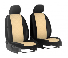 Чехлы на авто для CITROEN C-Elysse 2013-2020 POK-TER эко кожа Elit бежевые на передние сиденья