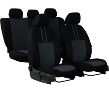 Авточехлы для GEELY LC Cross 2008-2016 (2002-2011) POK-TER Economic с серой вставкой