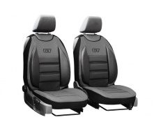 Авточехлы накидки для KIA Venga 2010-2019 POK-TER GT серые (на передние сиденья)