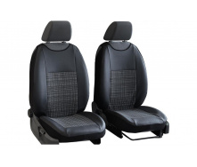 Накидки на сиденье для NISSAN Pulsar 2014- POK-TER Select Эко кожа с автотканью