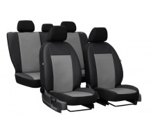 Авточехлы из эко кожи GEELY GХ2 2012- (2002-2011) POK-TER Road с серой вставкой