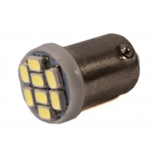 Светодиодная лампа AllLight T 8.5 8 диодов 3014 BA9S 12V WHITE