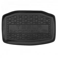 Автомобильный коврик Lesko для Tesla Model 3 2017-2022 Black 13466-85573