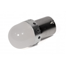 Фото - Светодиодная лампа StarLight T25 15 диодов 4014 12V 1W WHITE матовая линза с металическим ободом Светодиодная лампа StarLight T25 15 диодов 4014 12V 1W WHITE матовая линза с металическим ободом