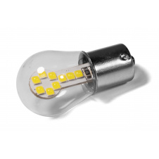 Светодиодная лампа StarLight T25 18 диодов SMD 3030 12V 1.5W WHITE в стеклянной колбе