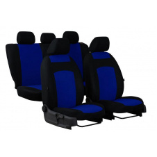 Авточехлы VOLKSWAGEN Bora 1998-2005 POK-TER Classic Plus с синей вставкой
