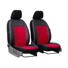 Чехлы на авто для HYUNDAI I20 2008-2014 POK-TER эко кожа с алькантарой Exclusive красные