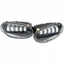 Комплект противотуманных LED фар AllLight на 5 линз (металлический корпус)