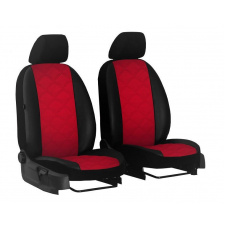 Чехлы на передние сиденья для GEELY MK Cross 2010-2016 (2002-2011) POK-TER эко кожа Elit красный