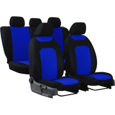 Авточехлы GEELY LC Cross 2008-2016 (2002-2011) POK-TER CARO с синей вставкой