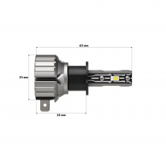 Комплект светодиодных ламп Starlight E2 H3 9-18V 36W Pk22s chip 3570 6500K Петрове