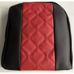 Авточехлы из эко кожи GEELY FC 2006-2011 (2002-2011) POK-TER ELIT Premium с красной вставкой Киев