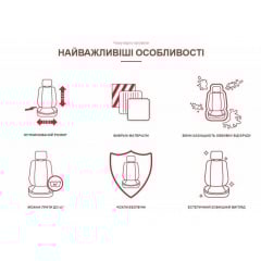 Накидки чехлы на передние сиденья RENAULT CLIO 2005-2012 POK-TER PsT бежевой вставкой Кам'янка-Дніпровська