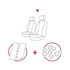 Авточехлы на передние сиденья Kegel-Blazusiak SOLID для CHERY A15 2003-2014 (r416686) Кушугум