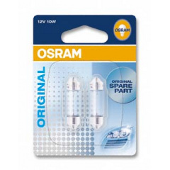 Автолампа ук. OSRAM 6411-02B C5W 41mm 12V SV8.5-8 10X2 Blister Хмельницький