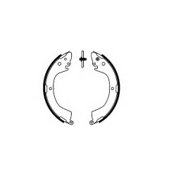 Тормозные колодки Bosch барабанные задние PR2 MITSUBISHI L400/L200/Space Gear 0986487886 Ковель
