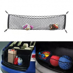 Сетка-карман в багажник автомобиля MyCar на 4-х крючках 70 х 30 см Black (H051364) Київ